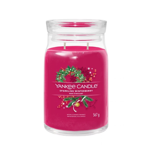 Duftkerze Sparkling Winterberry - Signature Large Jar - 567g