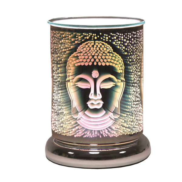 Elektrische Duftlampe Touch 3D Buddha Zylinder - 16cm