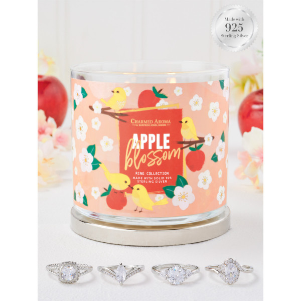 Duftkerze Apple Blossom (Ring)