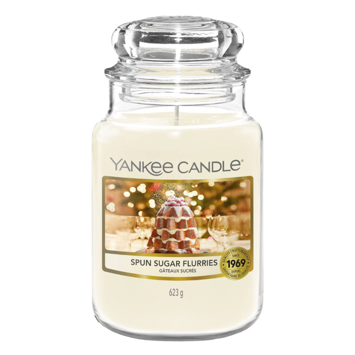 Duftkerze Candle Flurries 623g Spun Sugar - von Yankee