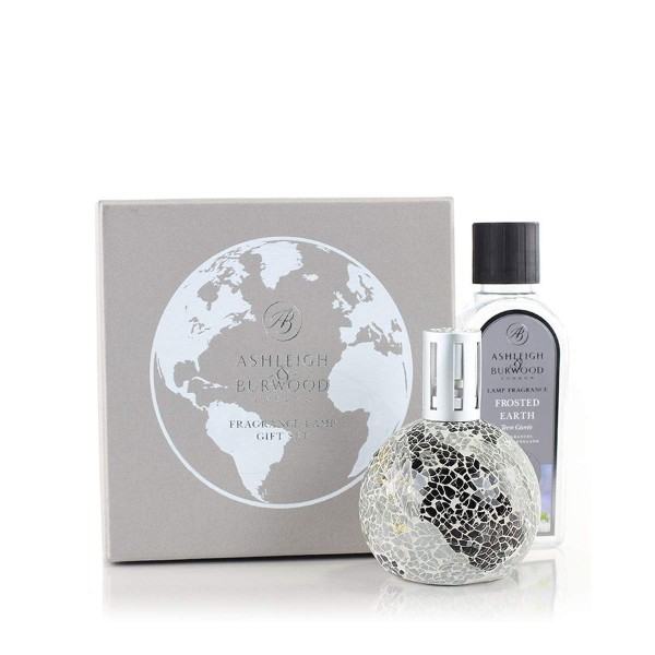 Geschenkset Duftlampe Mineral Earth & Lampenduft Frosted Earth