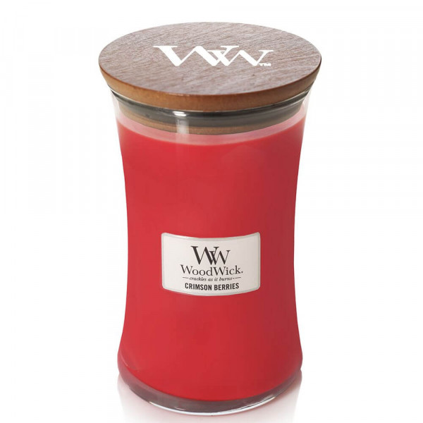 Duftkerze mit Holzdocht Crimson Berries - Hourglass - 610g