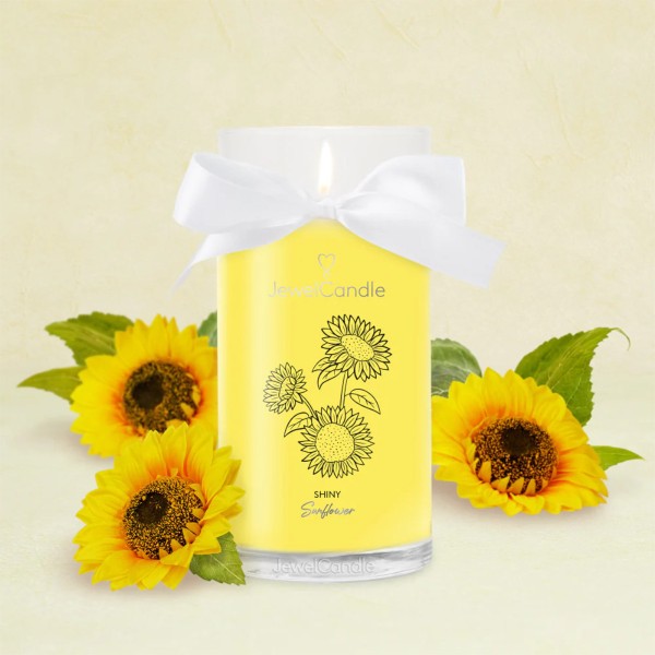 Duftkerze Shiny Sunflower - 400g (Ohrring)