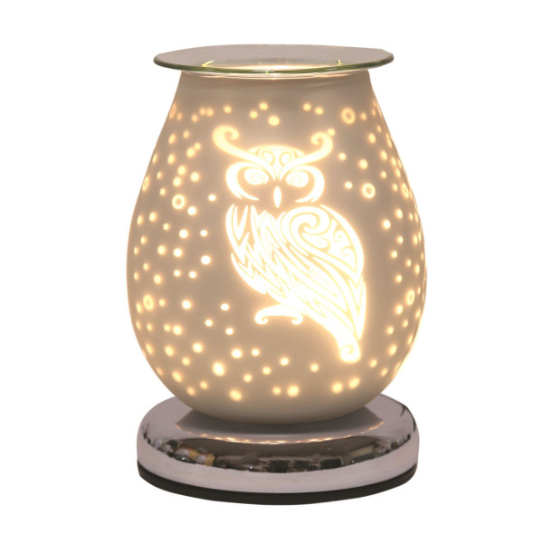 Elektrische Duftlampe Satin Owl - 16cm