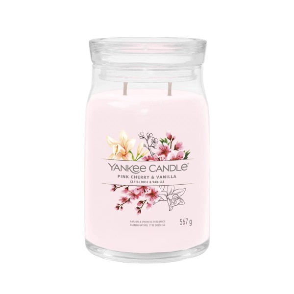 Duftkerze Pink Cherry & Vanilla - Signature Large Jar - 567g