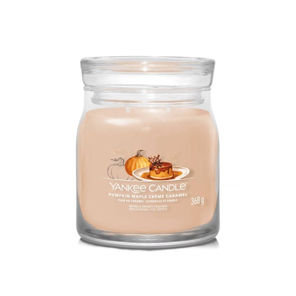 Duftkerze Pumpkin Maple Crème Caramel - Signature Medium Jar - 368g