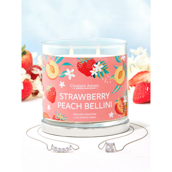 Duftkerze Strawberry Peach Bellini (Halskette)