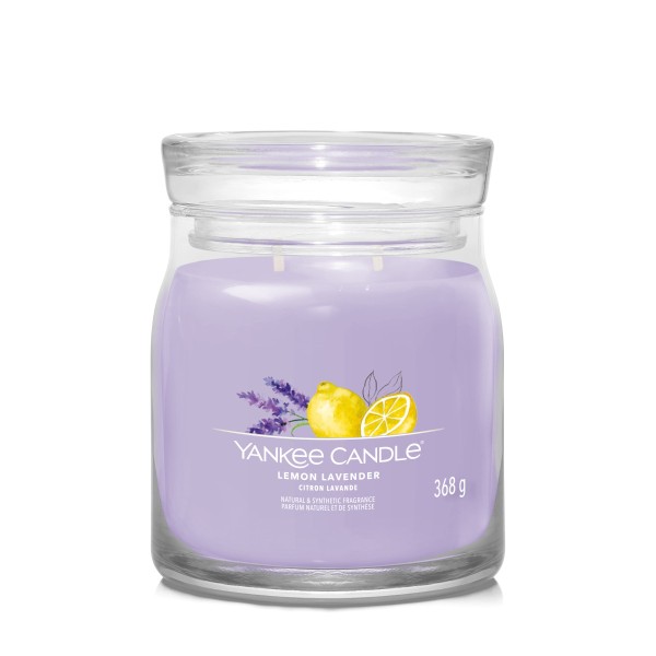 Duftkerze Lemon Lavender - Signature Medium Jar - 368g