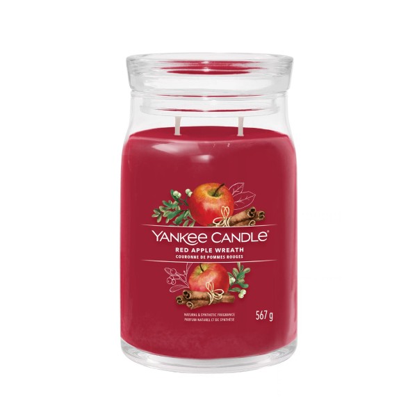 Duftkerze Red Apple Wreath - Signature Large Jar - 567g