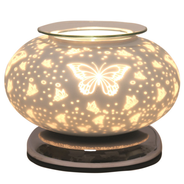 Elektrische Duftlampe Satin Butterfly - 19cm