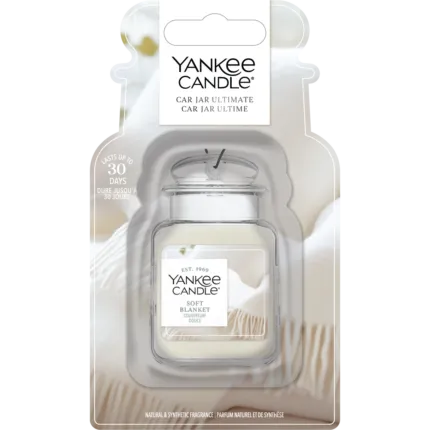 Yankee Candle Soft Blanket Car Jar Ultimate in transparenter Verpackung