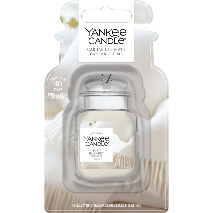 Yankee Candle Soft Blanket Car Jar Ultimate in transparenter Verpackung