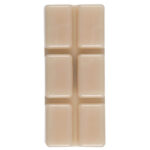 Beige Wax Bar mit sechs sichtbaren rechteckigen Teilstücken