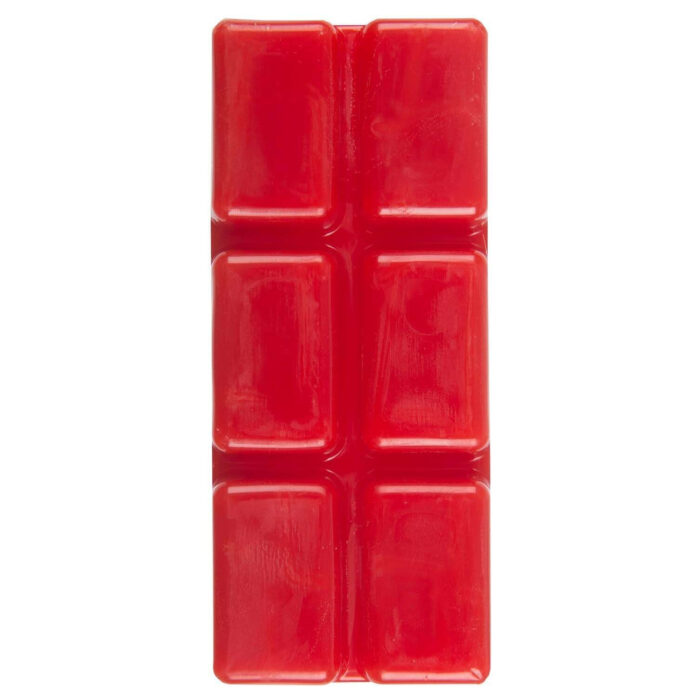 Roter Christmas Bliss Wax Bar mit sechs rechteckigen Teilstücken