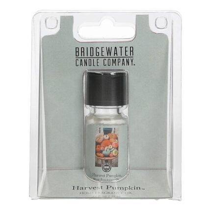 Verpacktes Bridgewater Harvest Pumpkin Home Fragrance Oil mit schwarzem Verschluss