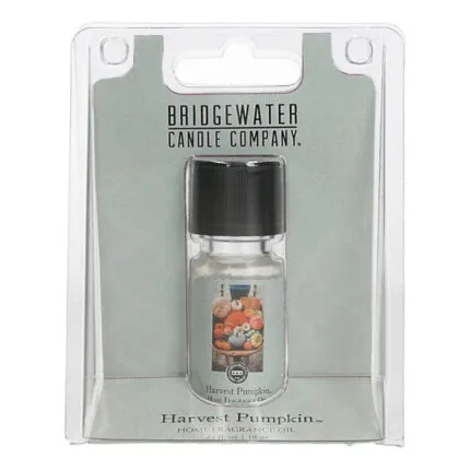 Verpacktes Bridgewater Harvest Pumpkin Home Fragrance Oil mit schwarzem Verschluss