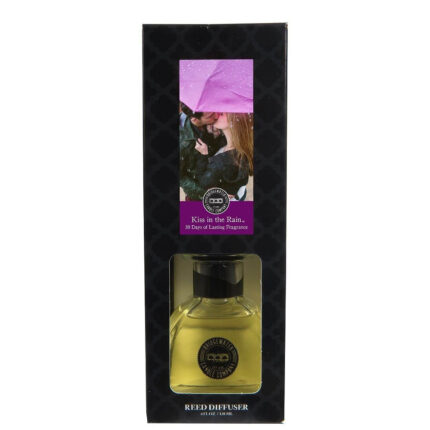 Kiss in the Rain Reed Diffuser mit sichtbarer Glasflasche