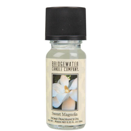 Bridgewater Sweet Magnolia Duftöl mit Blumenabbildung auf dem Etikett