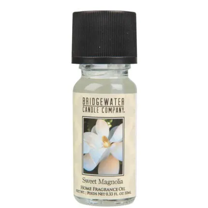 Bridgewater Sweet Magnolia Duftöl mit Blumenabbildung auf dem Etikett