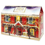 Yankee Candle Adventskalender Haus in schräger Vorderansicht