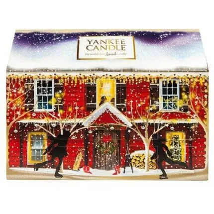 Yankee Candle Adventskalender Haus frontal abgebildet