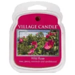 Vorderseite der Wild Rose Verpackung von Village Candle
