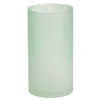 Grüner zylindrischer Jar Holder mit gewelltem Rand