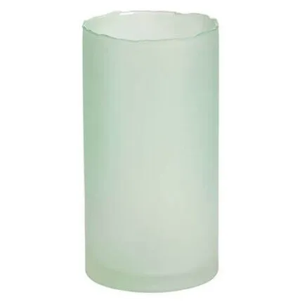 Grüner zylindrischer Jar Holder mit gewelltem Rand