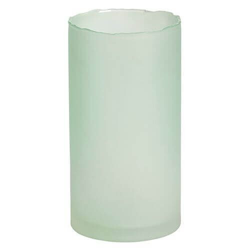 Grüner Jar Holder Grüner zylindrischer Jar Holder mit gewelltem Rand