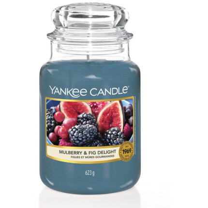 Yankee Candle Duftkerze Mulberry & Fig Delight im Glas mit 623 g