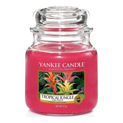 Tropical Jungle Duftkerze von Yankee Candle im Glas mit Deckel