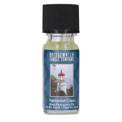 Vorderseite des Bridgewater Nantucket Coast Home Fragrance Oil Fläschchens