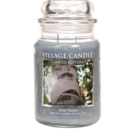 Inner Peace Kerze im Glas mit sichtbarem Village-Candle-Etikett