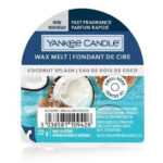 Coconut Splash Wachsmelt zwischen weiteren Yankee Candle Wachsmelts