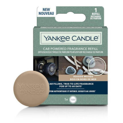 Verpacktes Yankee Candle Seaside Woods Nachfüllpack mit rundem Duftdiffusor