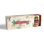 Yankee Candle Verpackung mit geöffneter Schachtel und Kerzenglas