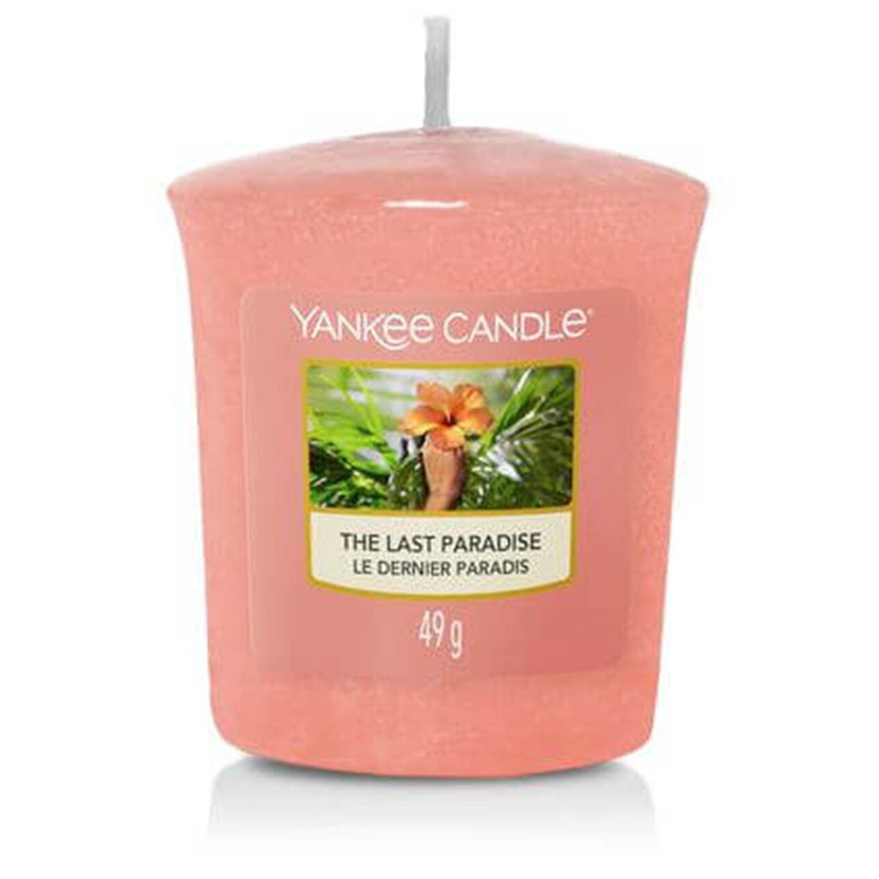 Yankee Candle The Last Paradise Kerze Yankee Candle The Last Paradise Kerze mit tropischer Blumenabbildung