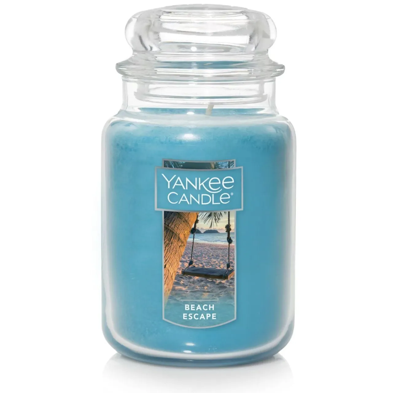 Beach Escape Duftkerze Blaue Yankee Candle Beach Escape Duftkerze im Glas