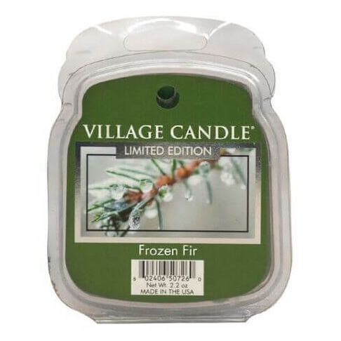 Frozen Fir Verpackung Village Candle Frozen Fir Verpackung mit grünem Etikett