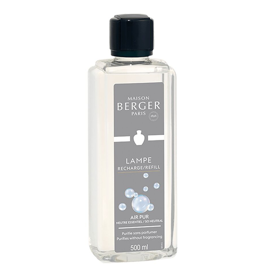 Air Pur Lampen-Nachfüller 500 ml Air Pur Lampen-Nachfüller von Maison Berger Paris mit Etikett und 500 ml Inhalt