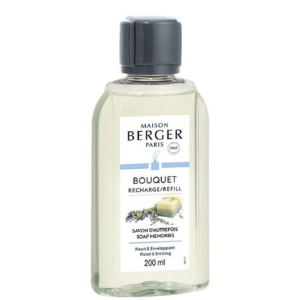 Maison Berger Paris Bouquet Nachfüllflasche mit sichtbarem Etikett und 200 ml Inhalt