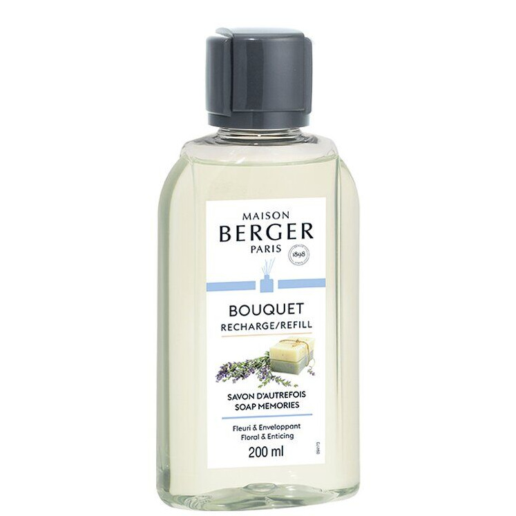 Bouquet Seifen-Nachfüller von Maison Berger Maison Berger Paris Bouquet Nachfüllflasche mit sichtbarem Etikett und 200 ml Inhalt