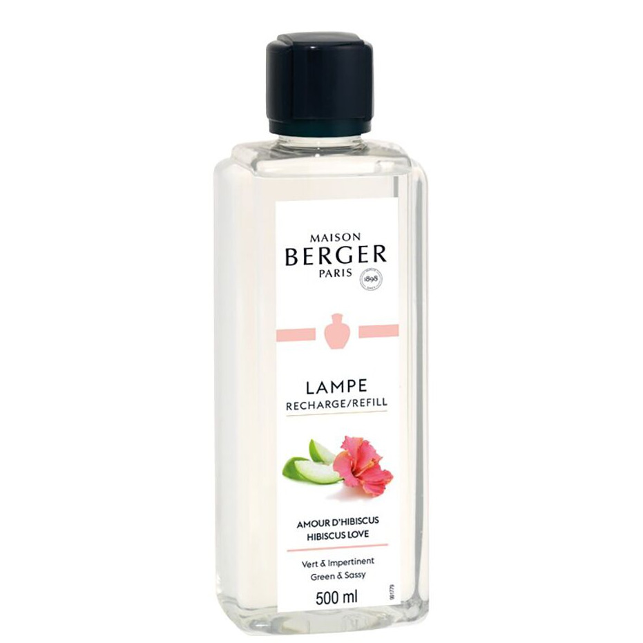Hibiskus Nachfüller von Maison Berger Maison Berger Paris Nachfüller mit Hibiskusmotiv und schwarzem Verschluss