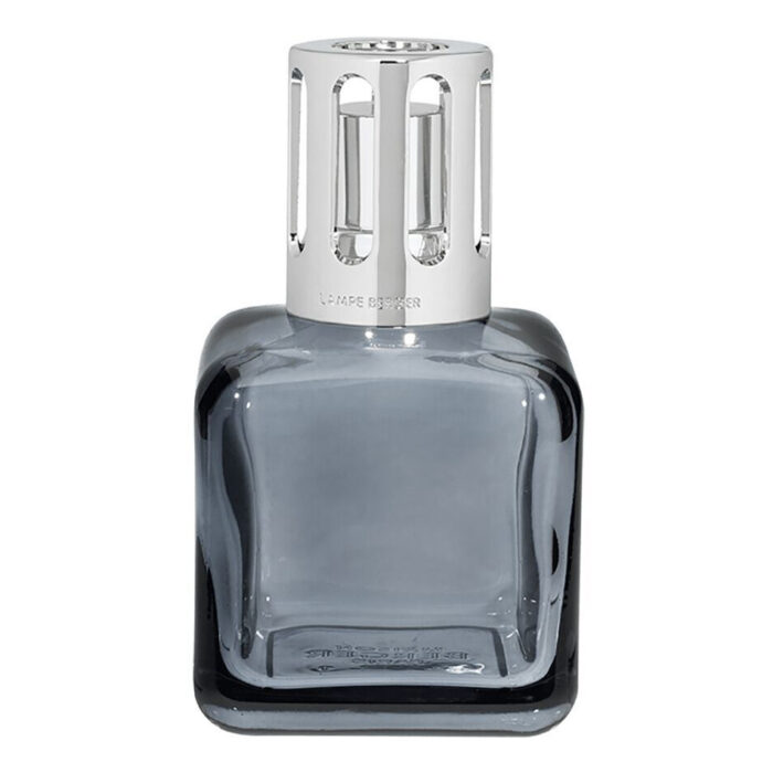 Graue Maison Berger Lampe in geöffneter Produktverpackung