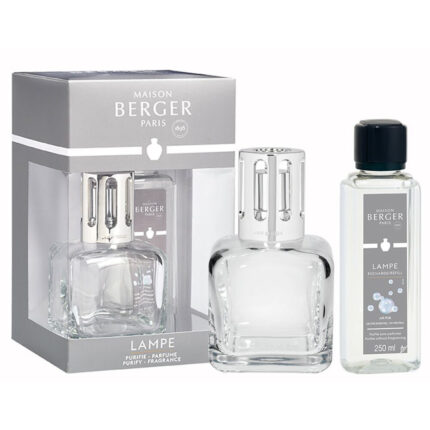 Maison Berger Lampe mit Verpackung und Nachfüllflasche
