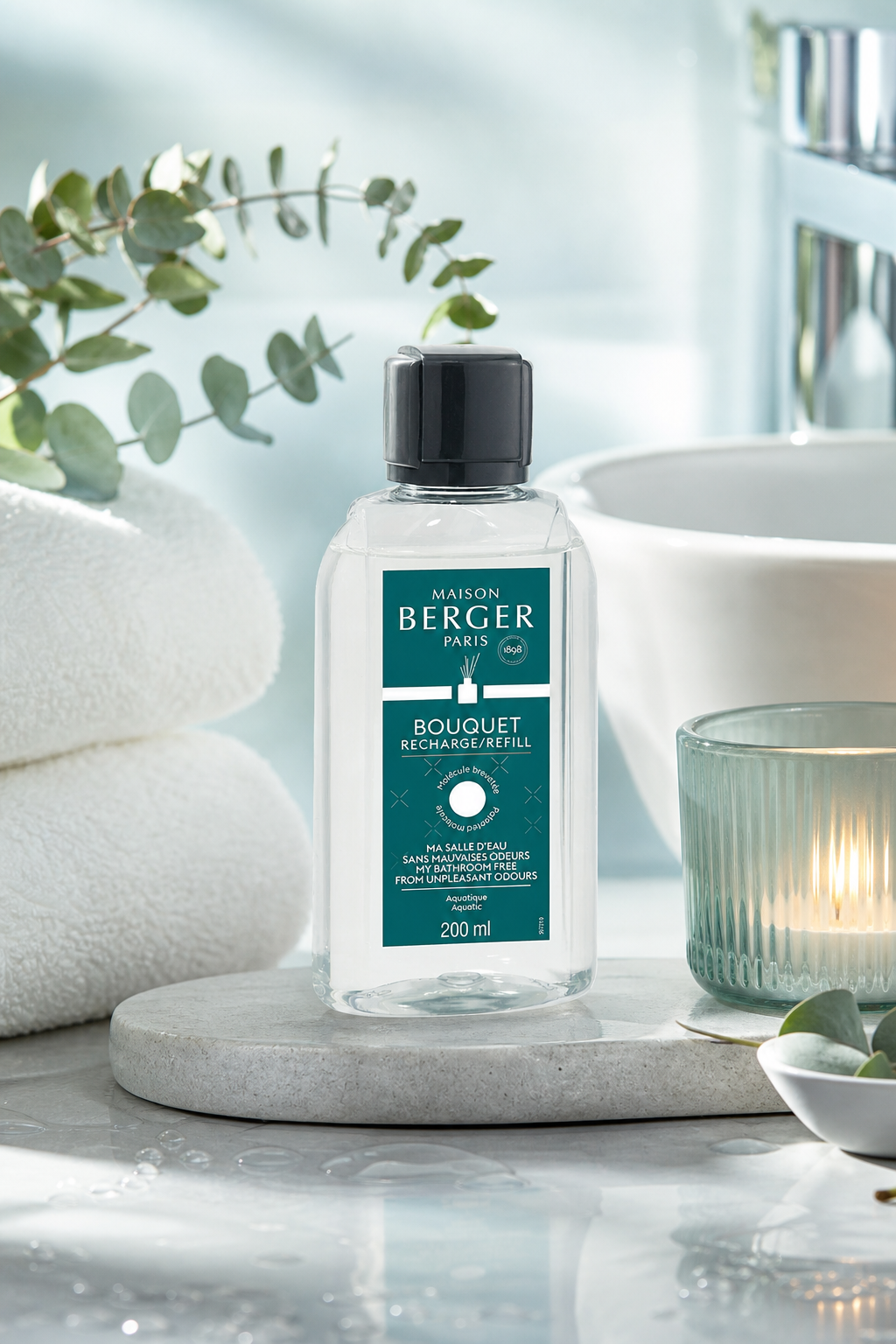 Mein Badezimmer ohne unangenehme Gerüche Nachfüller 200ml in einer stimmungsvollen Anwendungsszene