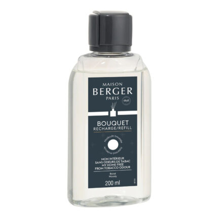 Maison Berger Paris Bouquet Recharge Refill Flasche mit Etikett und schwarzem Verschluss
