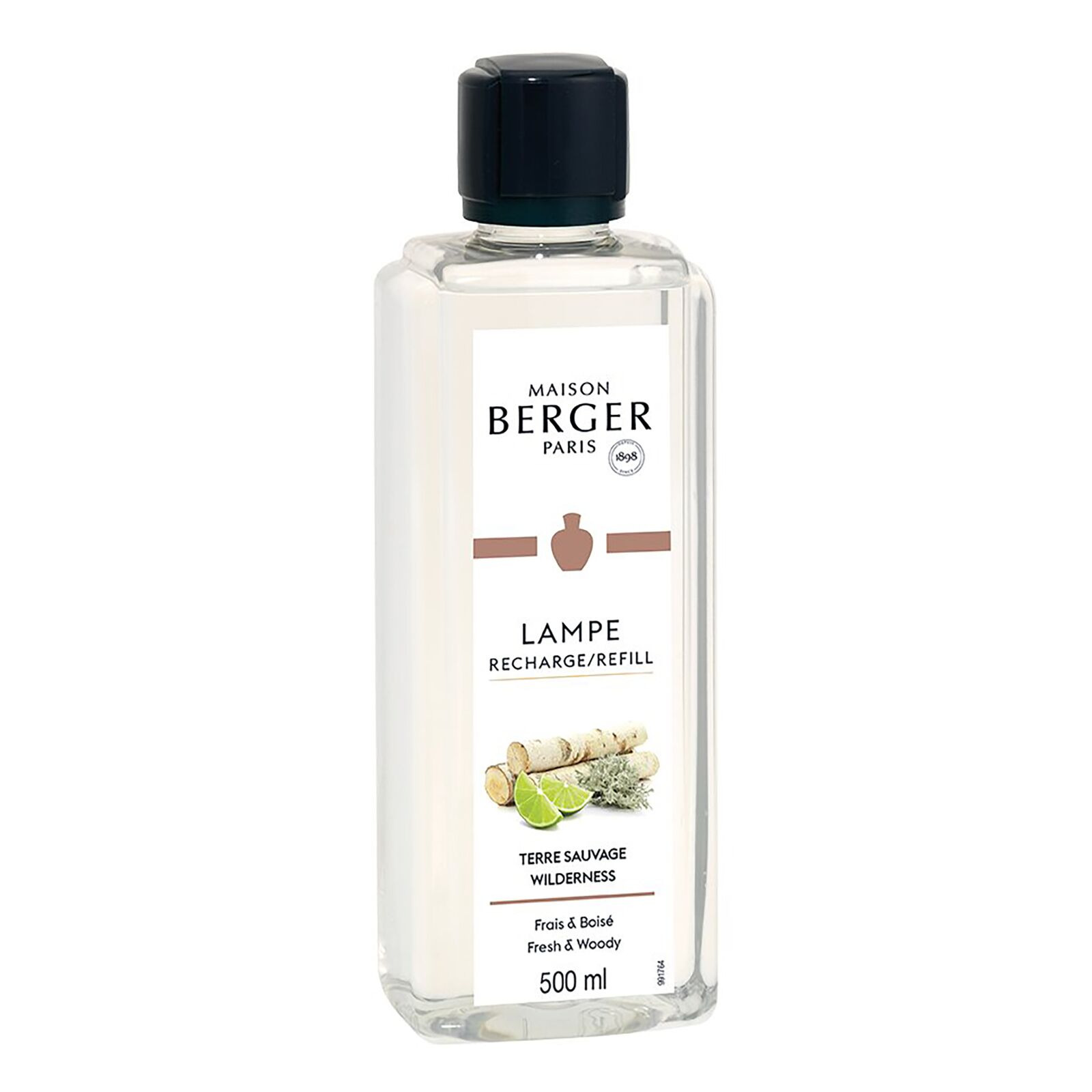 Terre Sauvage Lampen-Nachfüller Flasche mit Maison Berger Paris Lampen-Nachfüller Terre Sauvage 500 ml