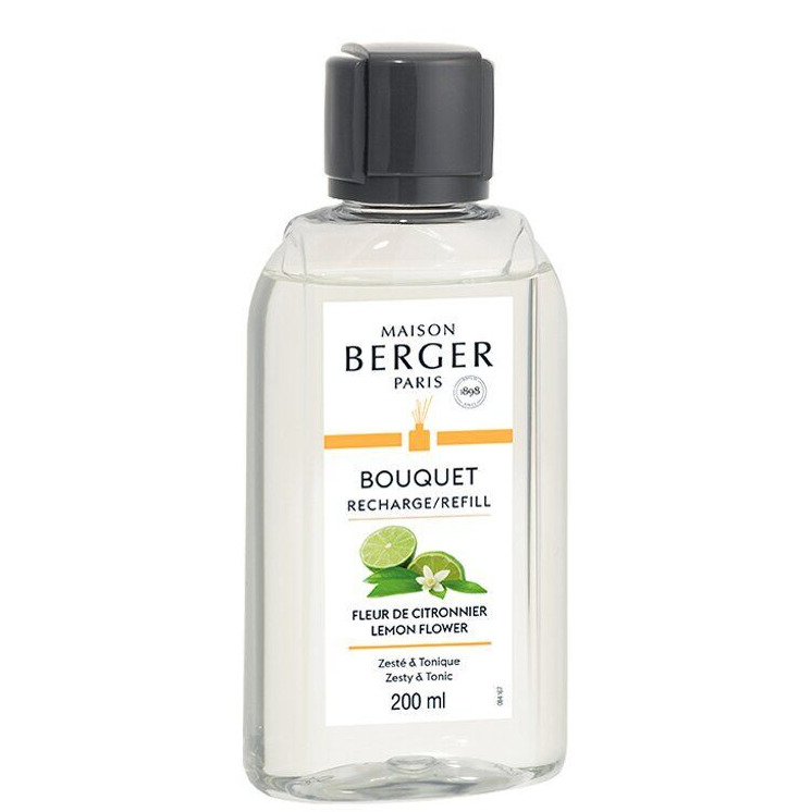 Nachfüller Bouquet Lemon Flower Flasche mit Maison Berger Paris Bouquet Nachfüller Lemon Flower, 200 ml
