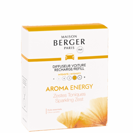 Verpackung Maison Berger Paris Aroma Energy Autoduft-Nachfüller